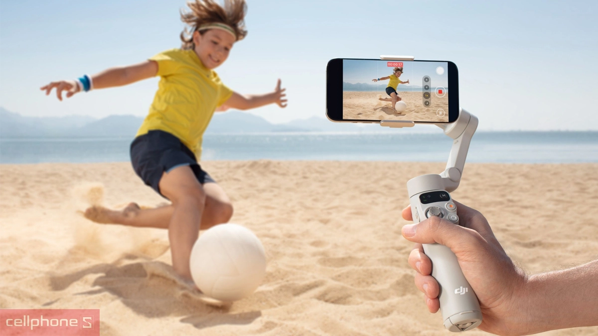 Tính năng theo dõi giúp gimbal tự bám sát chủ thể