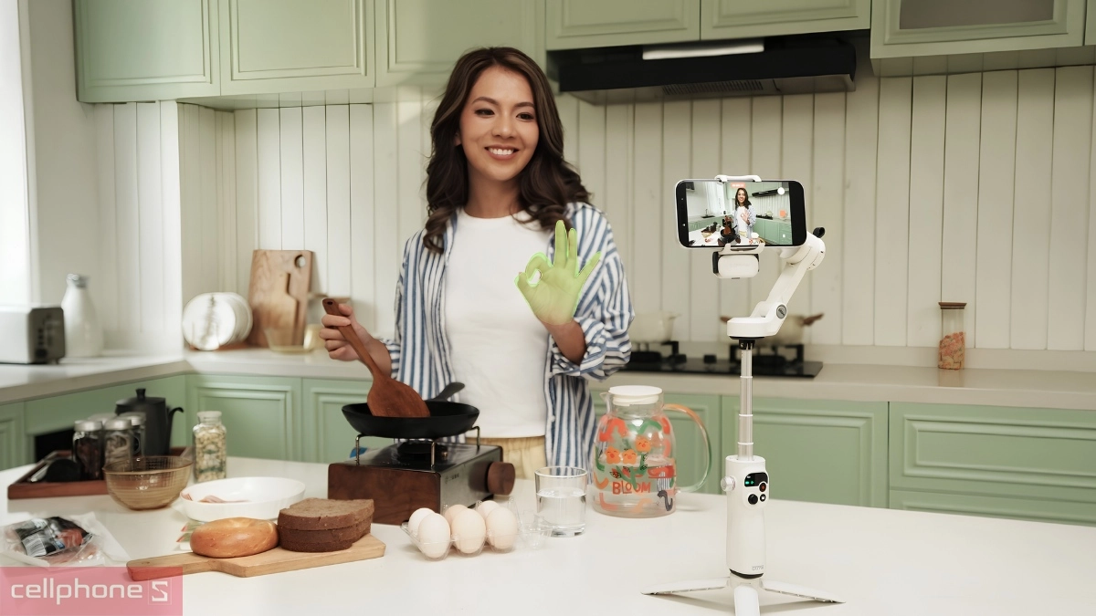 Chống rung AI trên Gimbal Zhiyun Smooth Q5 Ultra Combo