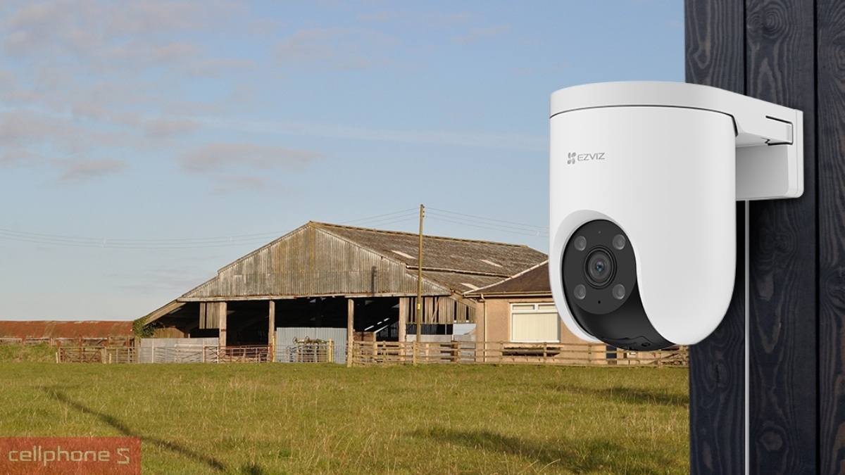 EZVIZ H8C 4G phù hợp vị trí khó kéo mạng