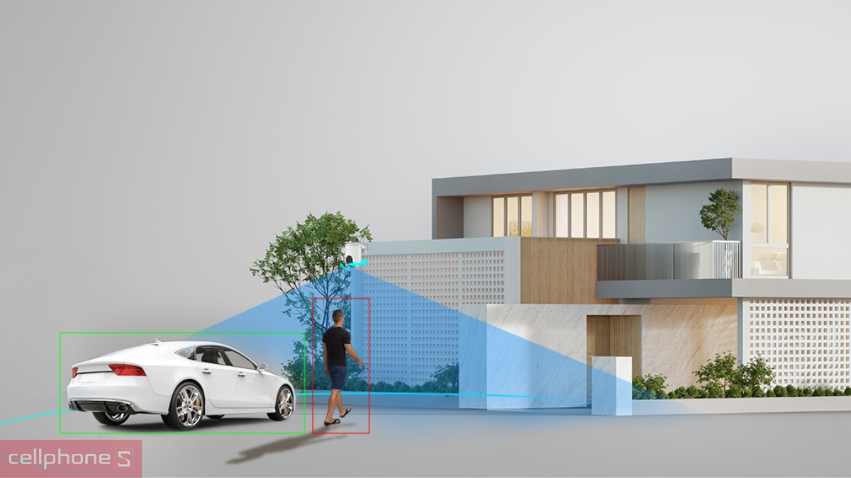 AI trên EZVIZ H8C phân tích chuyển động thông minh