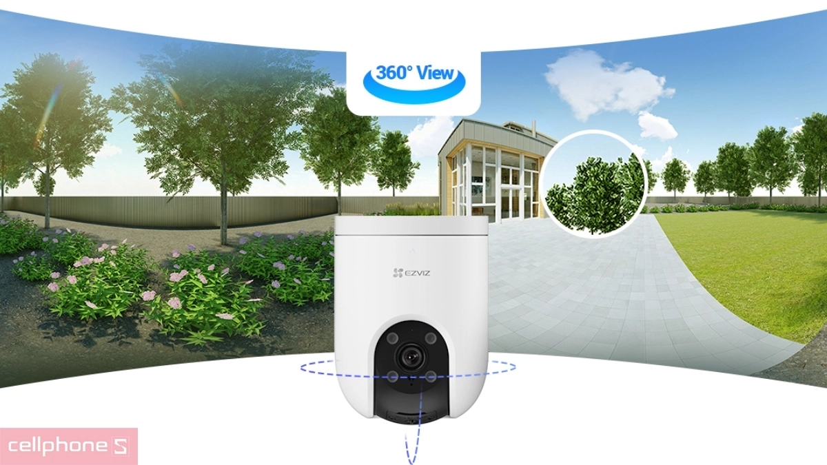 EZVIZ H8C Pro hỗ trợ theo dõi người và xe hiệu quả
