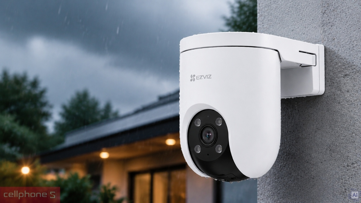 Thiết kế camera phù hợp lắp đặt ngoài trời