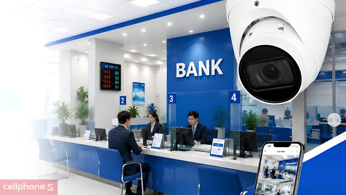 Thiết bị xoay linh hoạt giúp mở rộng phạm vi theo dõi
