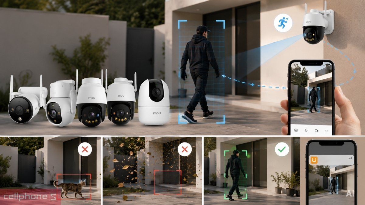 AI nhận diện và tự động theo dõi mục tiêu di chuyển