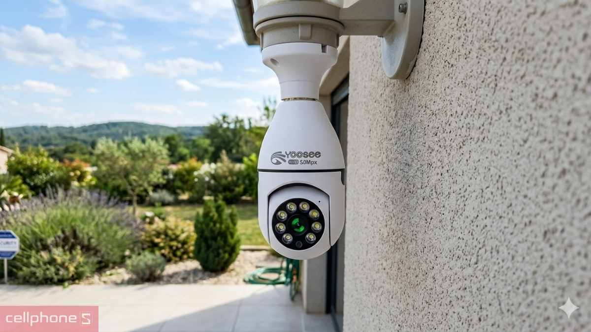 Camera Yoosee ngoài trời hoàn thiện theo chuẩn IP66/IP65