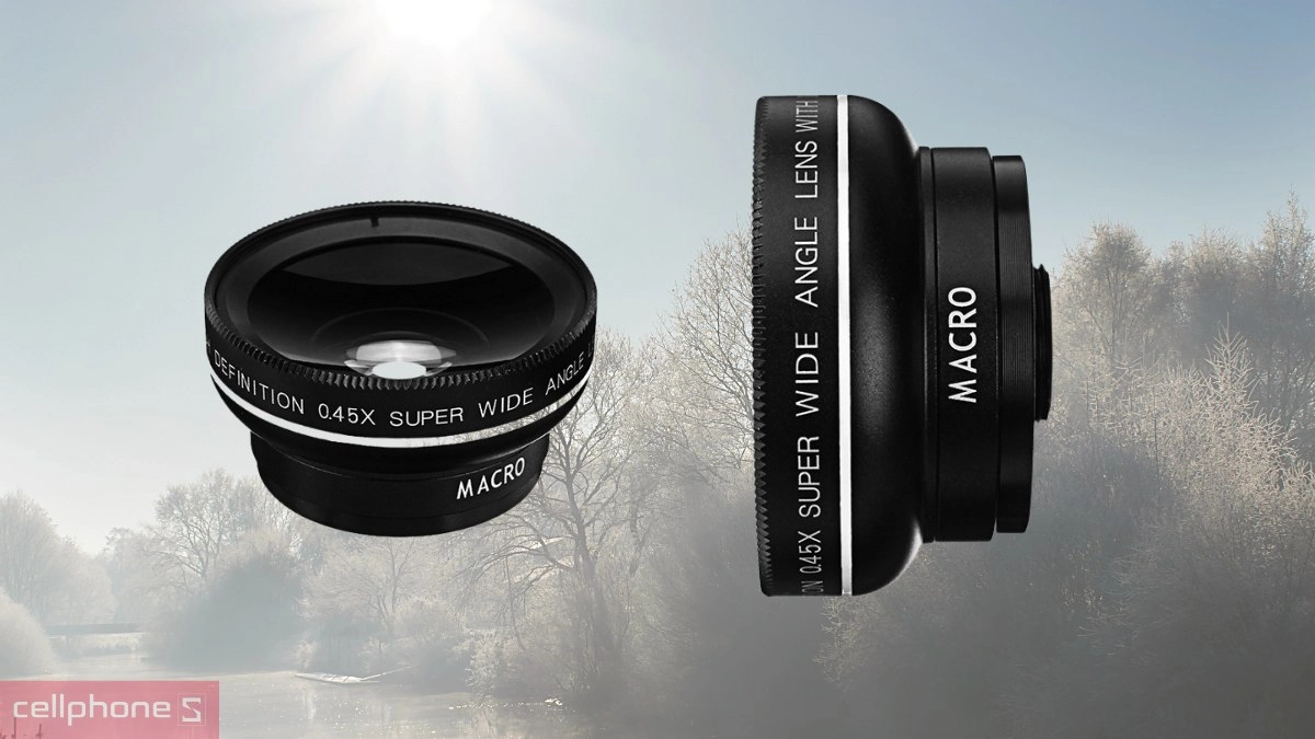 Chất liệu ống kính camera điện thoại Apexel 0.45WM