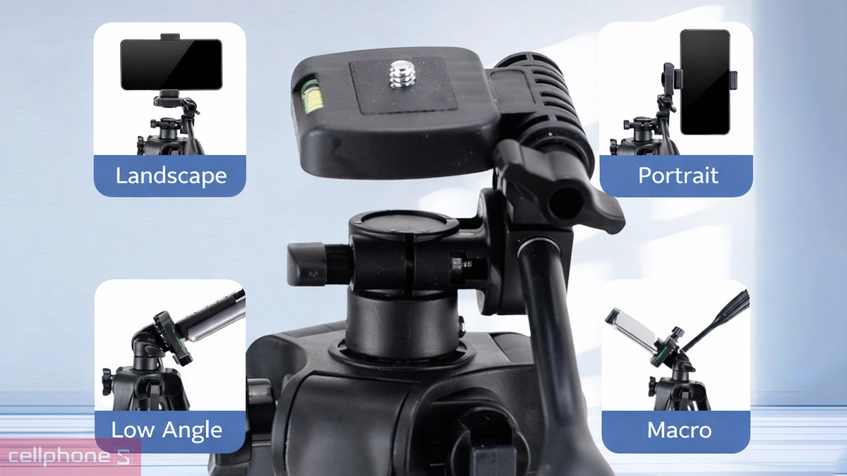 Đầu xoay chân máy ảnh tripod Haiyuan Pro HS332