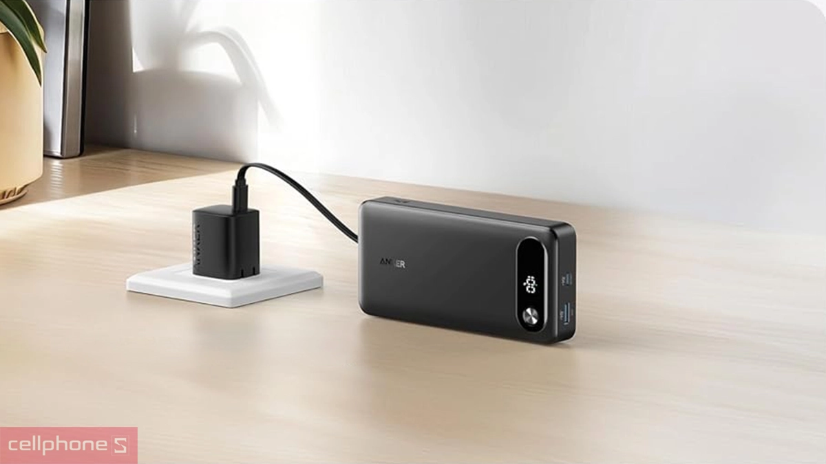 Dung lượng pin, số cổng sạc, công suất sạc của pin sạc dự phòng Anker 20000mAh 87W A1383