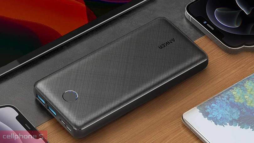 Dung lượng sạc dự phòng Anker 325 Powercore II 1C1A 15W 20000mAh A1286