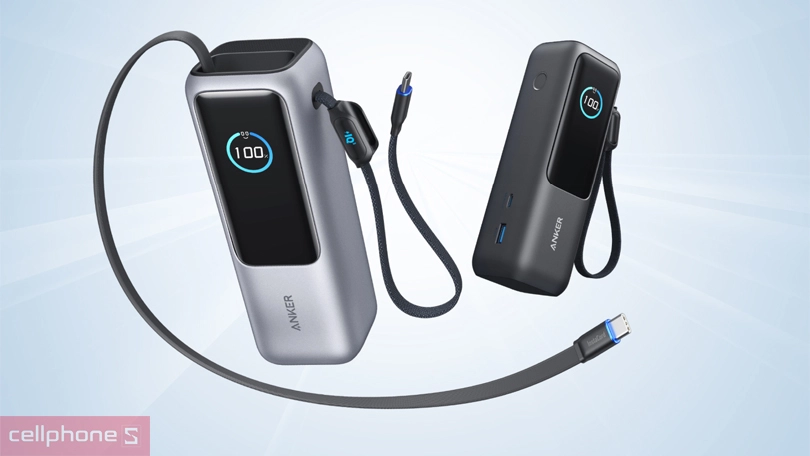 Dung lượng pin của pin sạc dự phòng Anker A1695 25000mAh 165W kèm cáp rút gọn