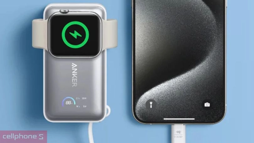 Dung lượng, tốc độ sạc của pin sạc dự phòng Anker Nano A1657 1C 35W