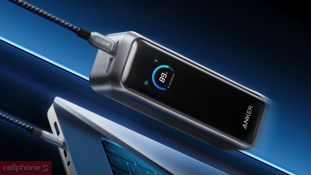 Dung lượng sạc dự phòng Anker Prime 20000mAh 220W A110B