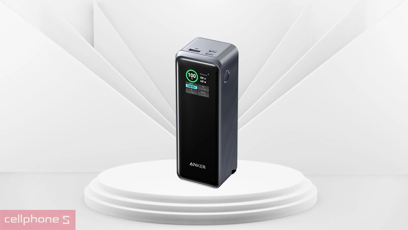 Hệ thống cổng sạc và công suất của pin sạc dự phòng Anker Prime A1340 2C1A 27650mAh