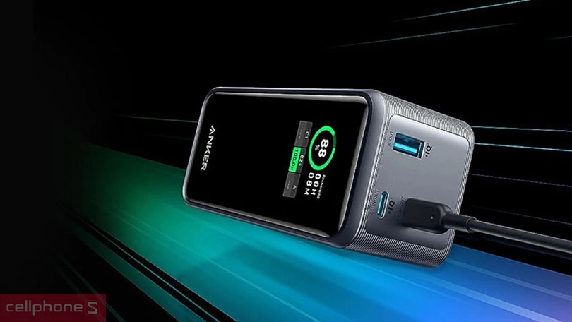 Pin dự phòng Anker Prime 20000mAh 200W A1336 - Lưu trữ dung lượng pin vượt trội với tốc độ sạc nhanh chóng