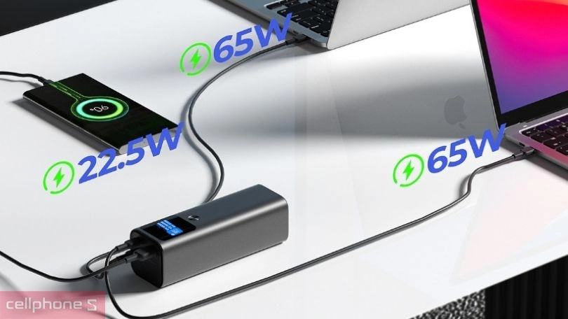 Pin dự phòng Aukey Sprint X 27600mAh 140W - Di động, hiệu suất ổn định