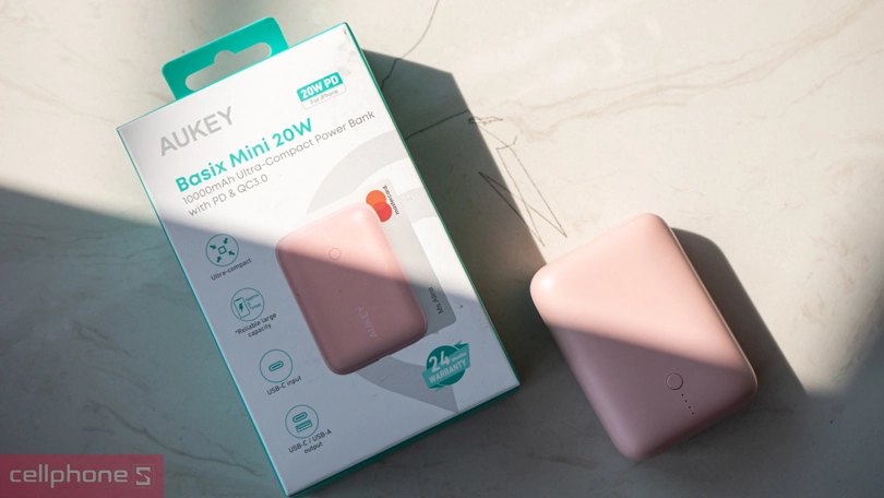 Một số sản phẩm pin dự phòng Aukey bán chạy tại CellphoneS