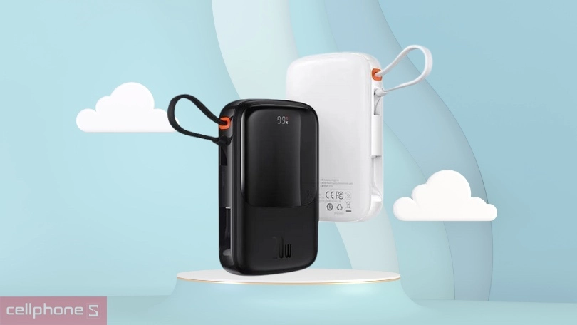 Pin dự phòng sạc nhanh Type-C Baseus Qpow Pro 20.000 mAh 20W - Hỗ trợ sạc đa thiết bị tốc độ cao