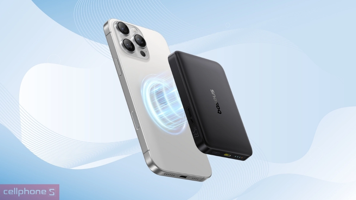 Công nghệ Qi2 trên pin dự phòng Baseus Enerfill 1000mAh 22.5W FM12