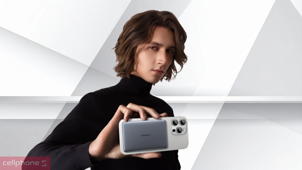 Thiết kế sạc dự phòng Baseus PicoGo Ultra-Slim 5000Mah 20W AM41