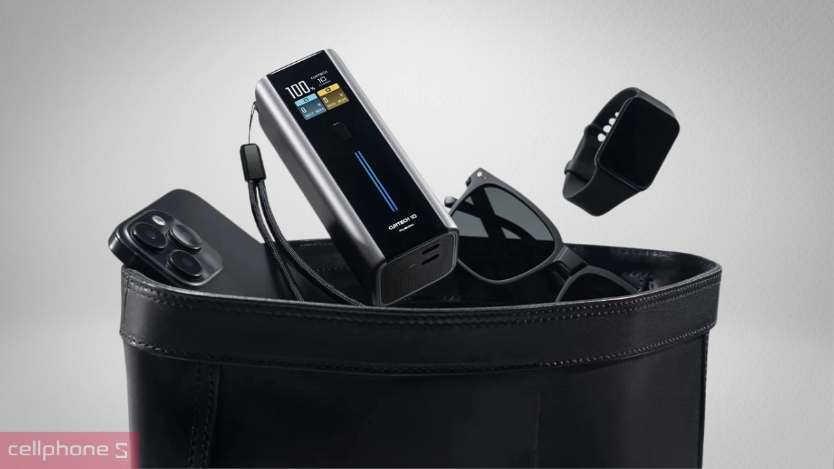 Pin sạc dự phòng Cuktech 10 Dual-Fusion 2C 9000mAh 90W BA652U - Kiểu dáng hiện đại, công suất ấn tượng