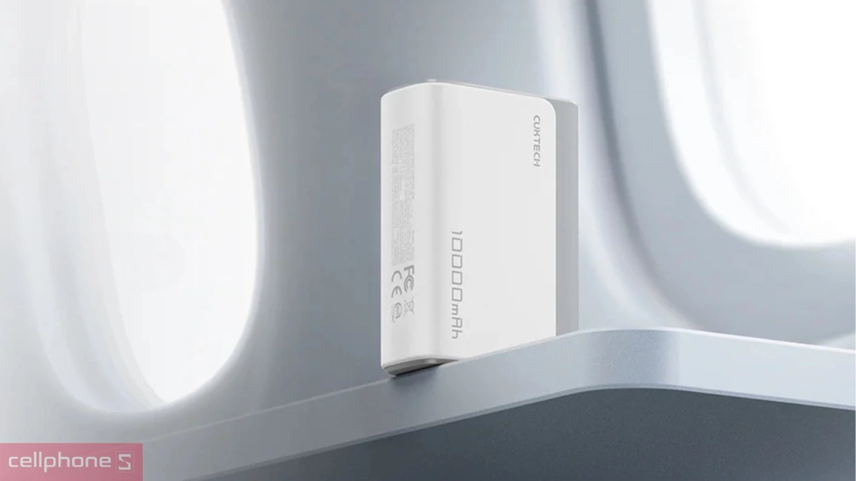 Pin sạc dự phòng Cuktech 1C1A 10000mAh 30W CP13 PB100 - Thiết kế gọn nhẹ, sạc nhanh