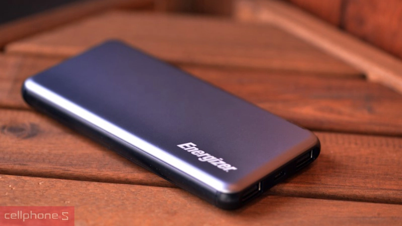 Pin sạc dự phòng Energizer 10000mAh UE10046 – Thiết kế sang trọng, hỗ trợ sạc 2 thiết bị cùng lúc