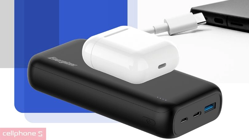 Thiết kế pin sạc dự phòng Energizer QE20009PQ 20000mAH