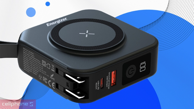 Công suất sạc dự phòng Energizer QM10001AC 10000mAh