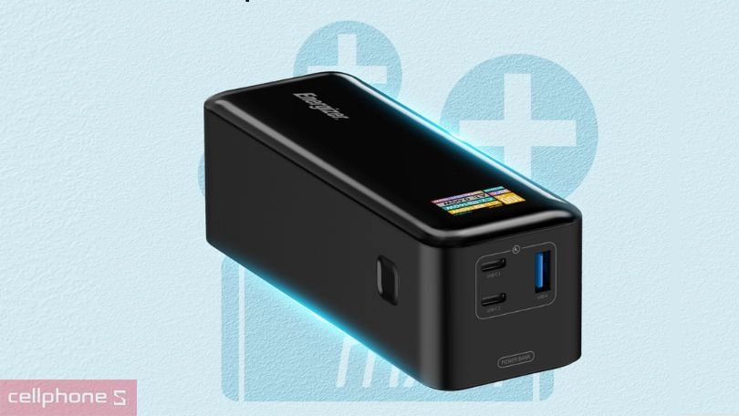 Dung lượng sạc dự phòng Energizer XP27000 27.000 mAh /3.6V 140W