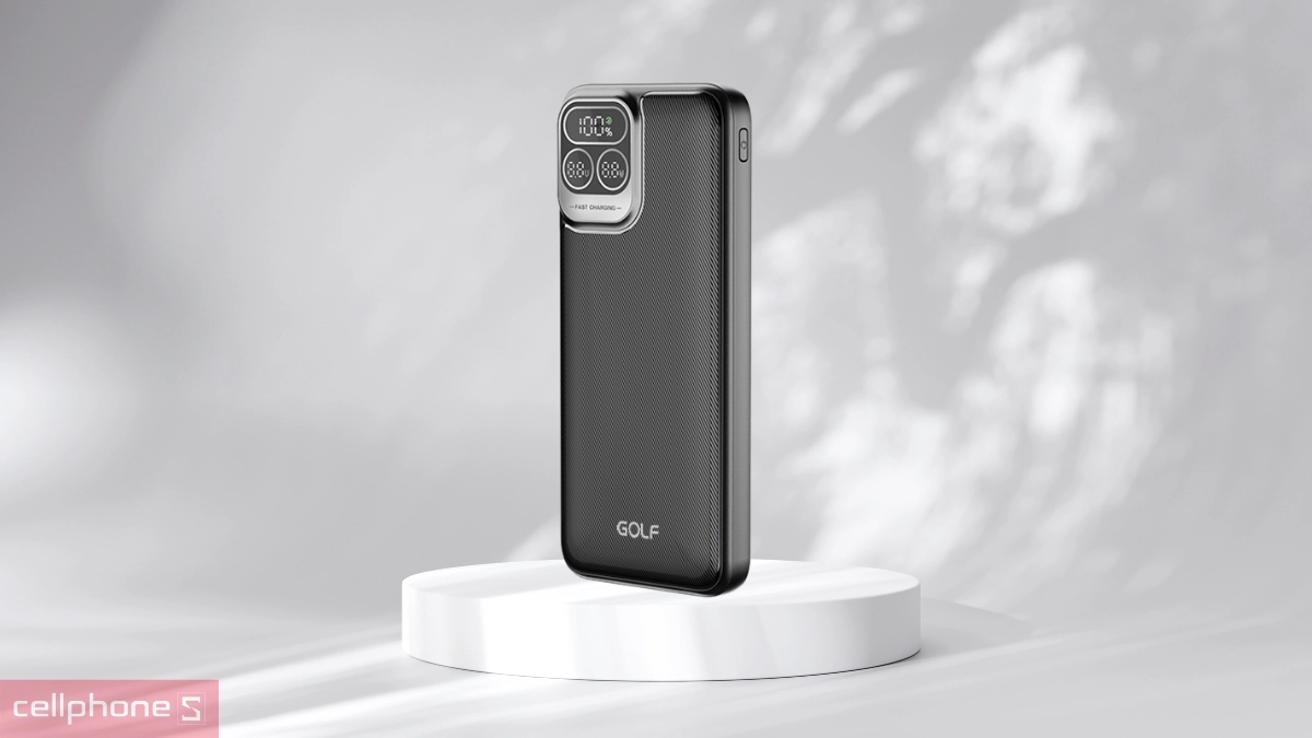 Dung lượng pin sạc dự phòng Golf 10000mAh 22.5W P51