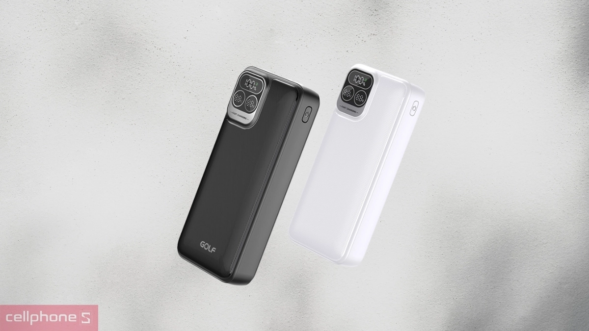 Dung lượng pin sạc dự phòng Golf 20000mAh 22.5W P52