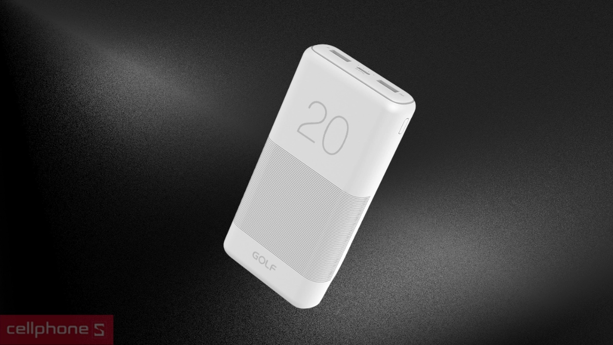 Thiết kế sạc dự phòng Golf G81-C 20000mAh