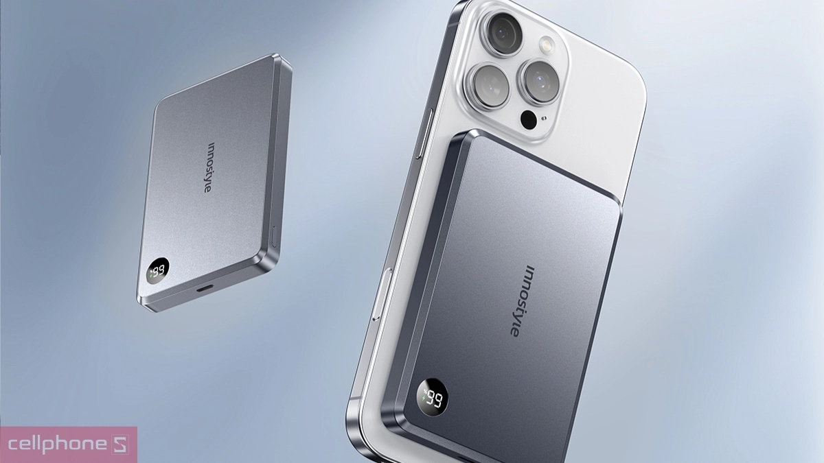 Vỏ nhôm cao cấp, màn hình LED