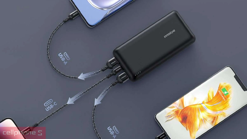 Công suất sạc dự phòng Innostyle Powermax PD 20W 20.000mAh 1C2A IP20KPD