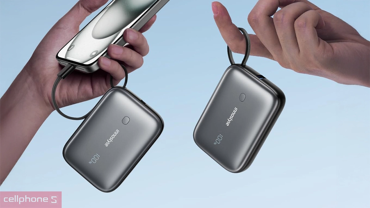 Thiết kế Pin sạc dự phòng Innostyle Powermini 10000mAh 22.5W IP22G2