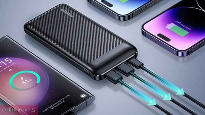 Dung lượng sạc dự phòng Innostyle Powersmart PD 20W 10.000MAH 3 cổng 1C2A IP20G2