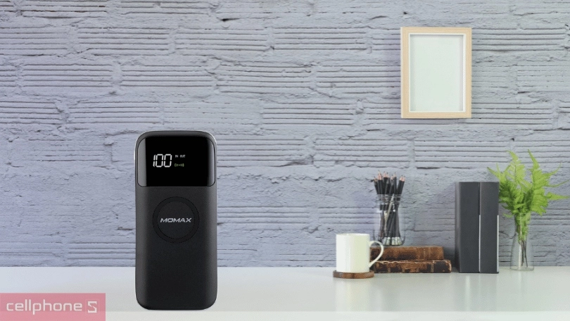 Pin sạc dự phòng không dây Momax Q.POWER Air 2 10.000 mAh - Trang bị 2 cổng sạc USB-A