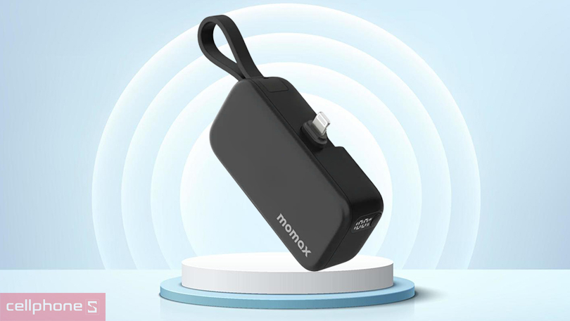 Pin sạc dự phòng mini Momax 1-Power IP130 Type-C - Thiết kế nhỏ gọn