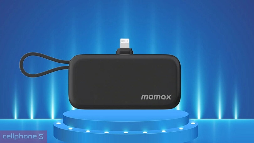 Pin sạc dự phòng mini Momax 1-Power IP130 Type-C - Thiết kế nhỏ gọn