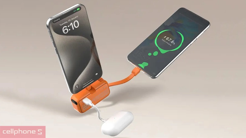 Pin sạc dự phòng Mini Momax 1-Power IP130M Lightning - Dung lượng lớn, thiết kế nhỏ gọn