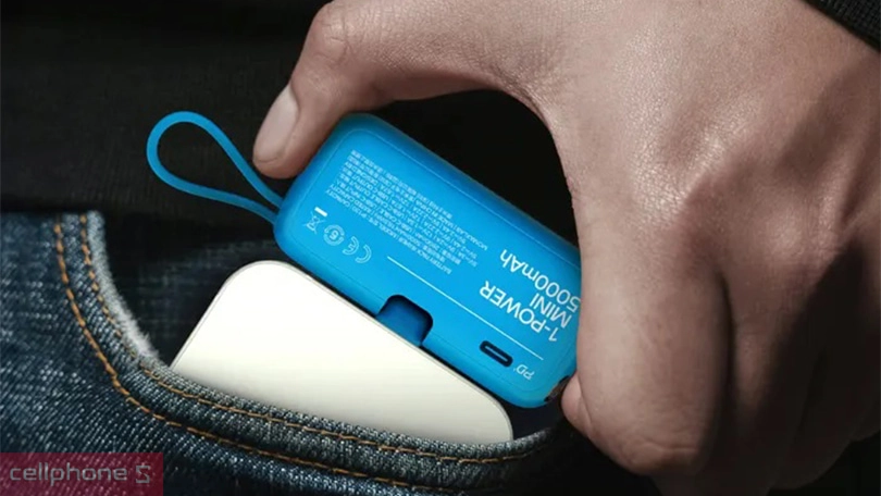 Pin sạc dự phòng Mini Momax 1-Power IP130M Lightning - Dung lượng lớn, thiết kế nhỏ gọn