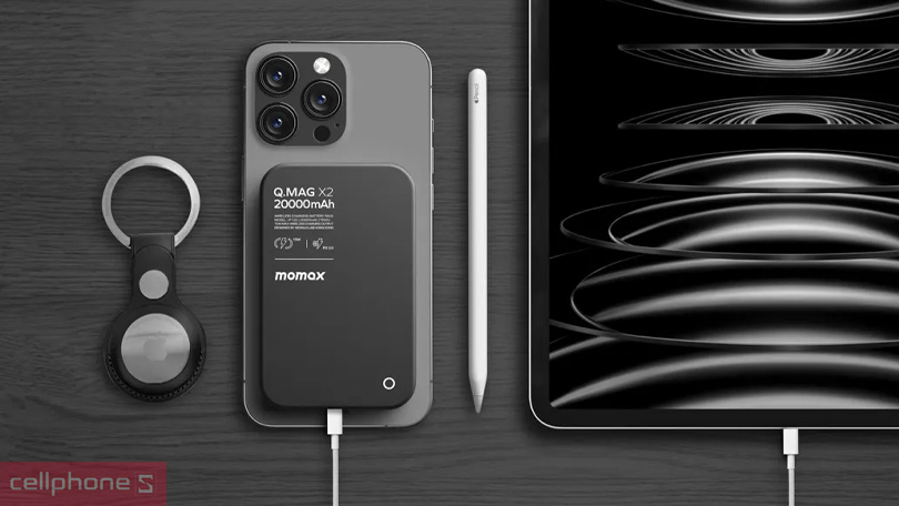 Pin sạc dự phòng Momax MagSafe Q.Mag X2 Power 20000 mAh – Bí quyết sạc pin “siêu tốc”