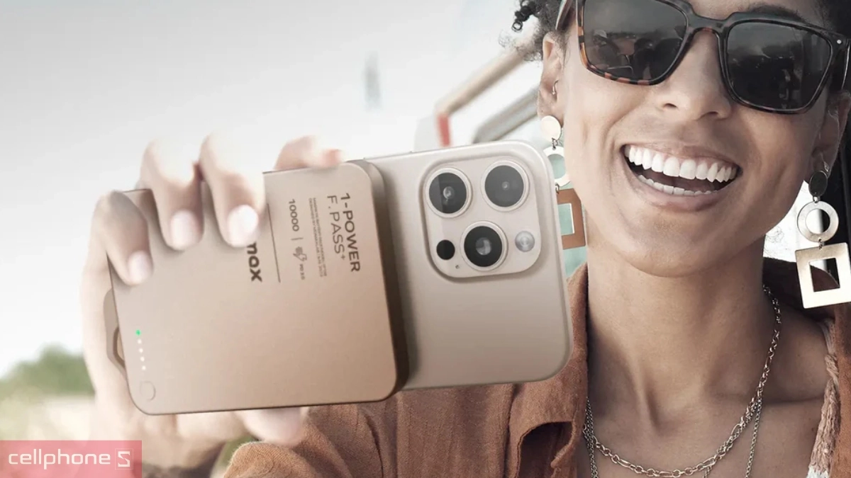 Dung lượng pin của pin sạc dự phòng Momax từ tính 1 Power F Pass Plus 10000mAh 30W