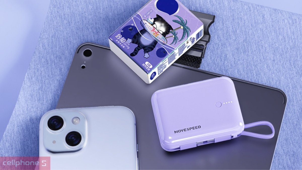 Dung lượng pin sạc dự phòng Movespeed 10000mAh 22.5W Q10PLUS