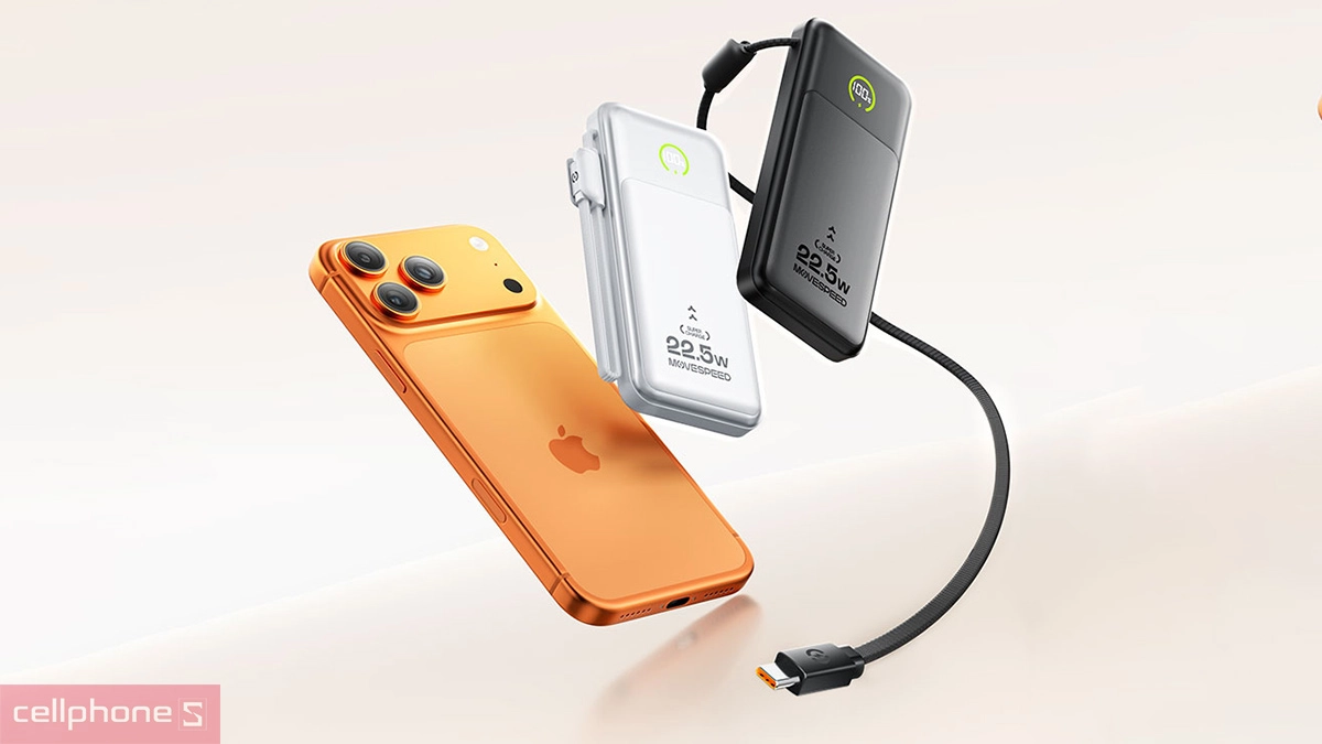 Dung lượng pin lên đến 10000mAh