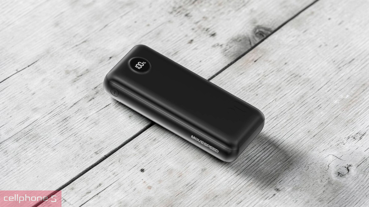 Dung lượng pin sạc dự phòng MoveSpeed 20000mAh 22.5W PB07 có màn hình