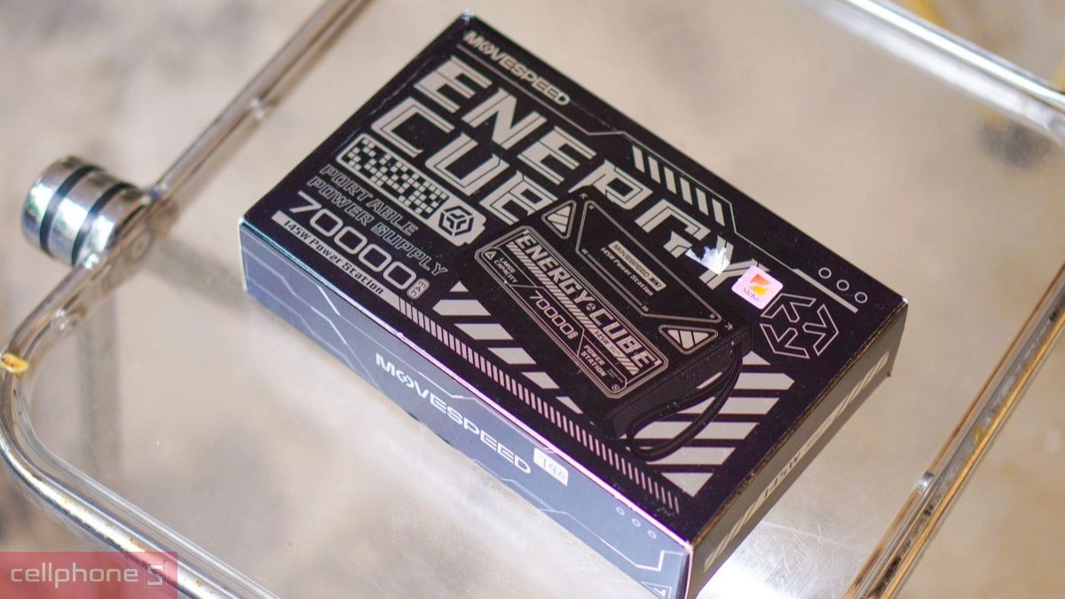 Dung lượng pin sạc dự phòng MoveSpeed 70000mAh 145W 2C2A Z70Promax