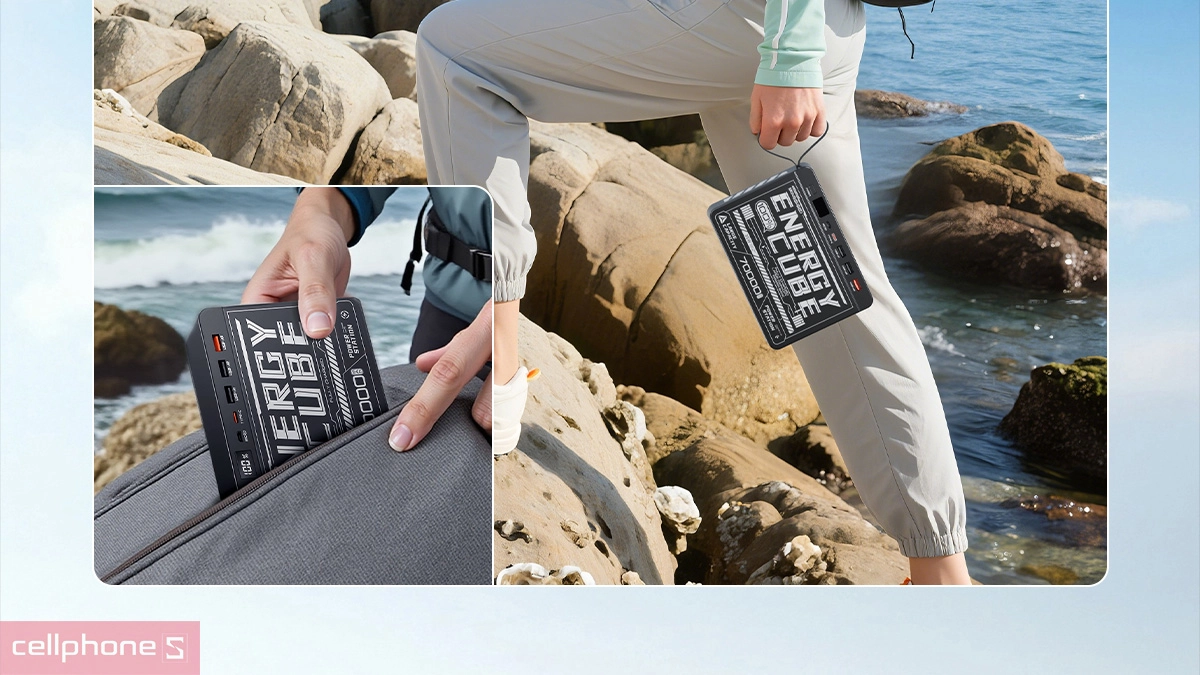 Cơ chế an toàn pin sạc dự phòng Movespeed 70000mAh 35W nhiều cổng Z70E