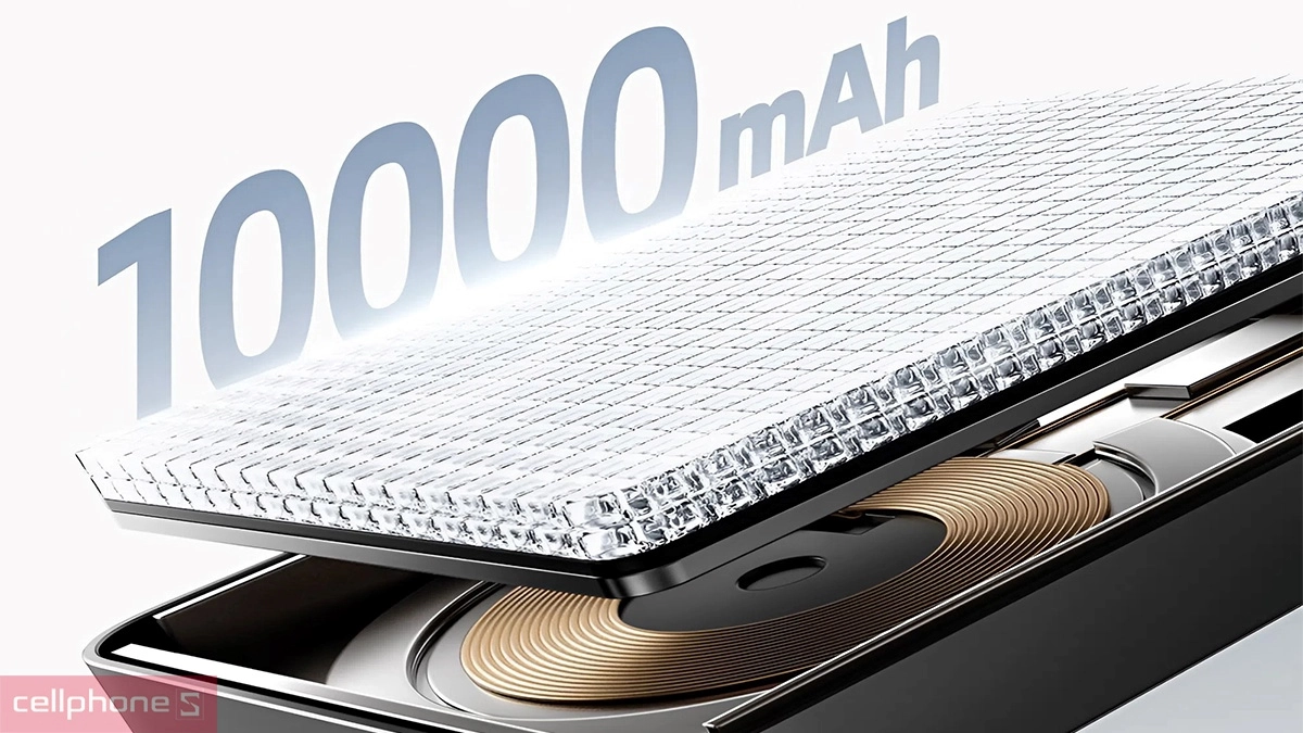 Dung lượng pin sạc dự phòng MoveSpeed Magnetic Slim 10000mAh 22.5W S10Plus