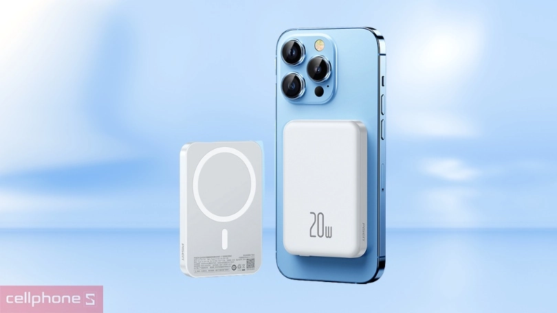Pin sạc dự phòng Pisen Powermag 20W 10.000mAh PD238C - Dung lượng lớn, sạc nhanh chóng
